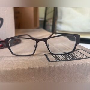 Eye bobs dark purple reading glasses